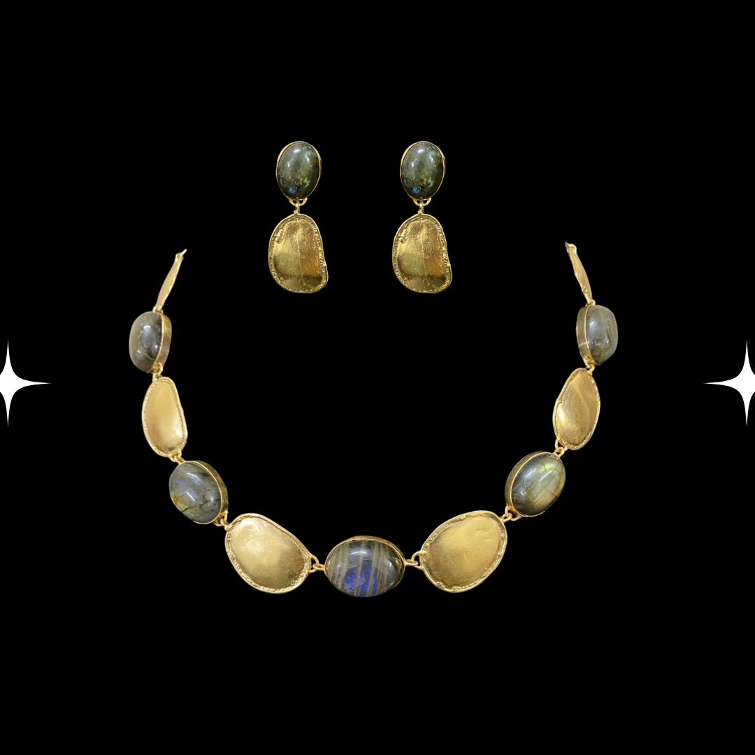 Ethereal Stone Necklace Set