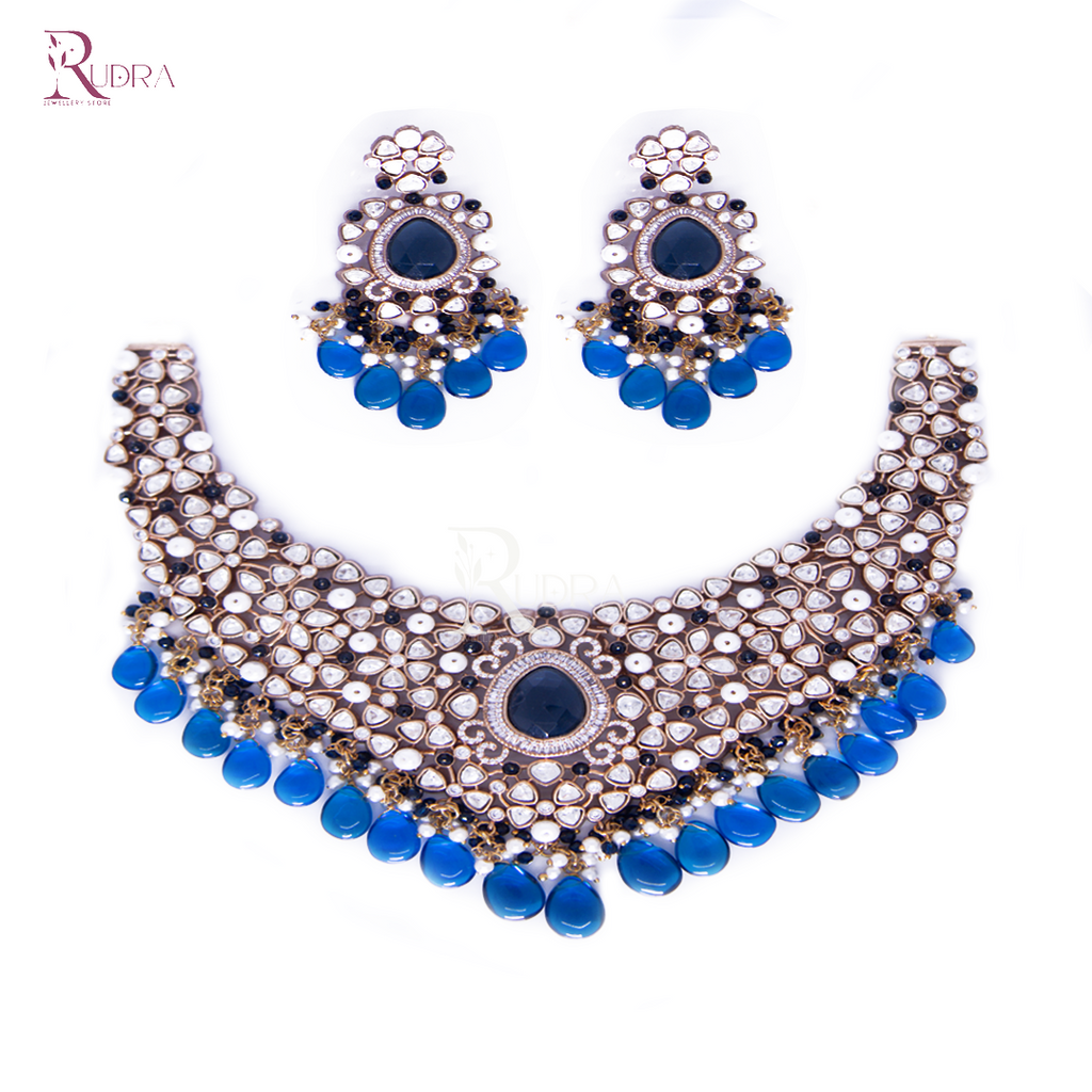 The Royal Azure Collar Necklace Set