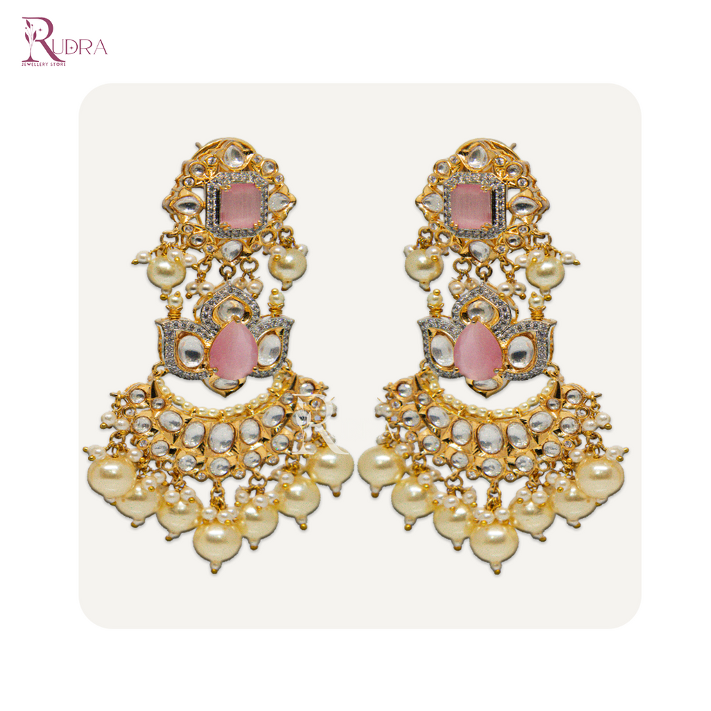 Regal Lotus Cascade Earrings