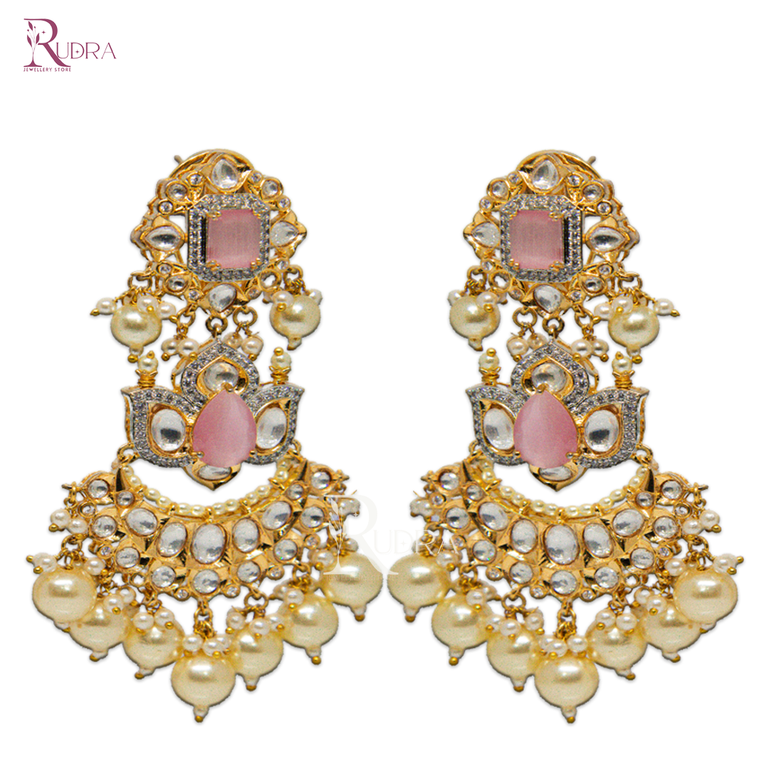 Regal Lotus Cascade Earrings