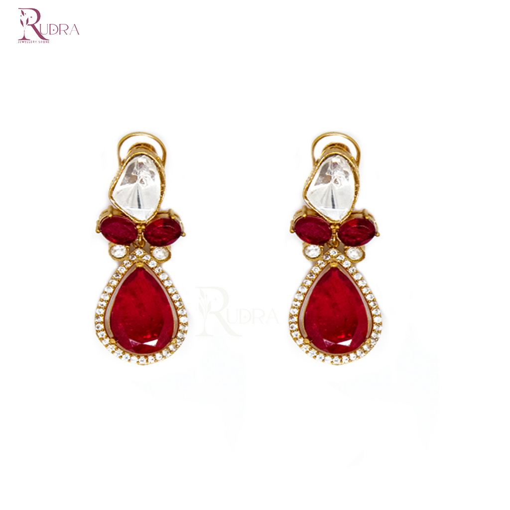 Polki and Kundan Fusion Necklace Set