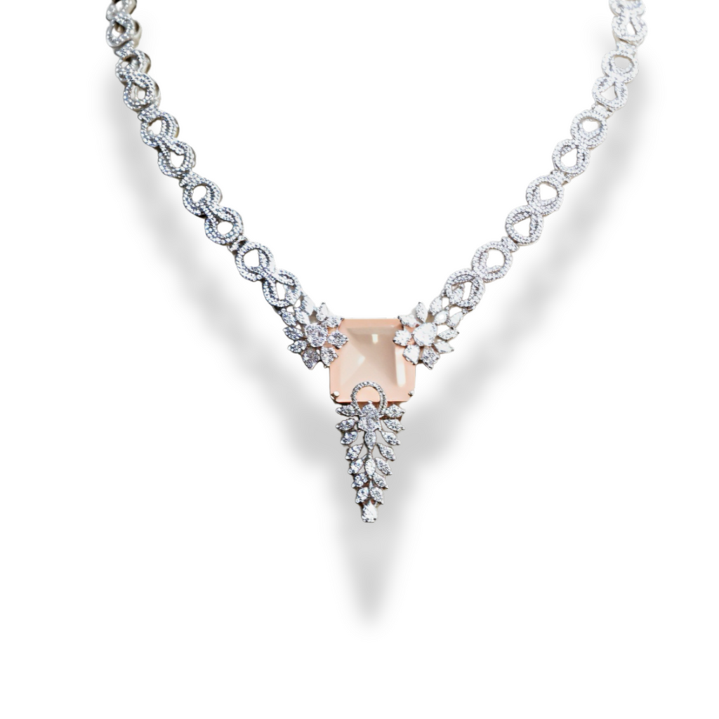 Regal Radiance American Diamond Necklace Set