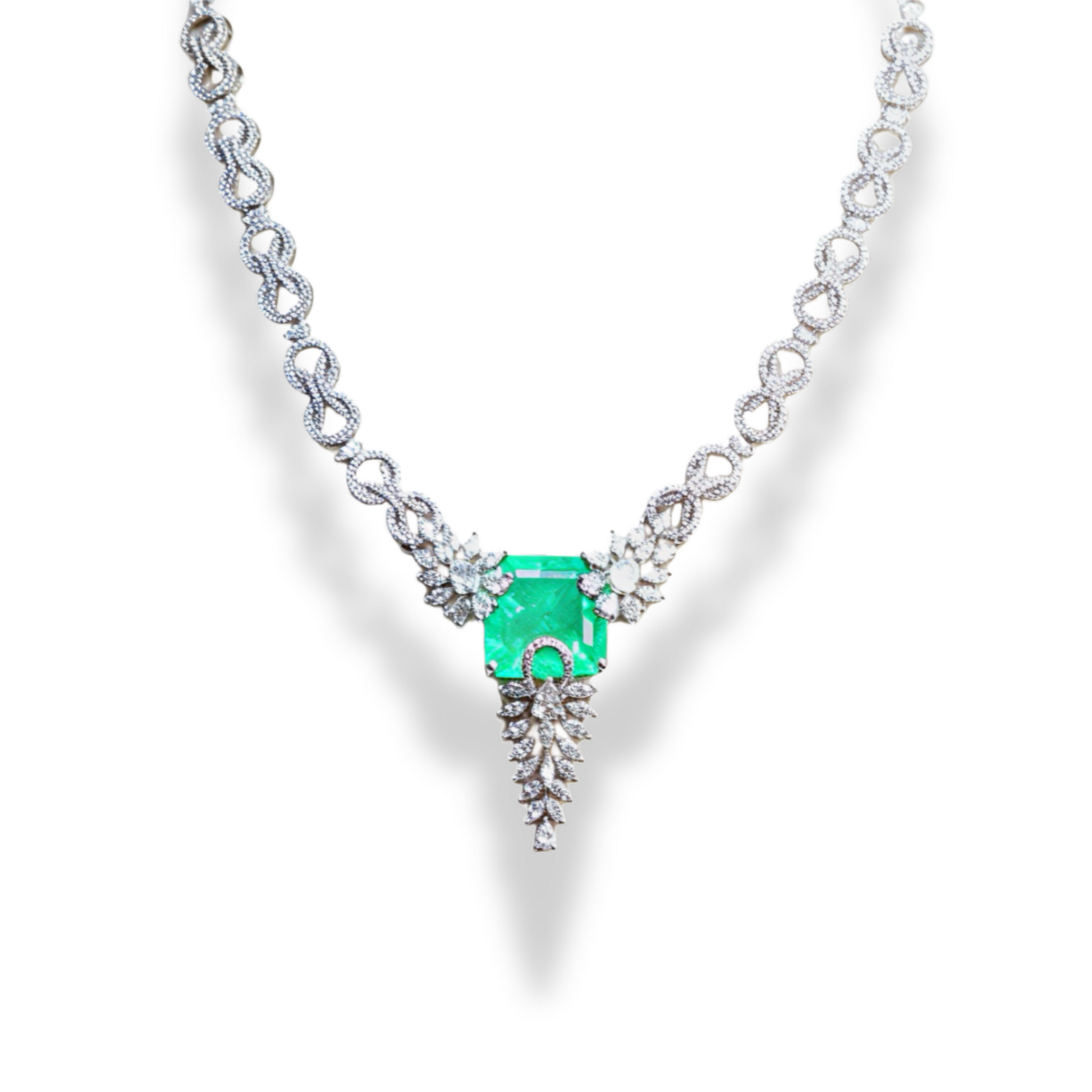 Regal Radiance American Diamond Necklace Set