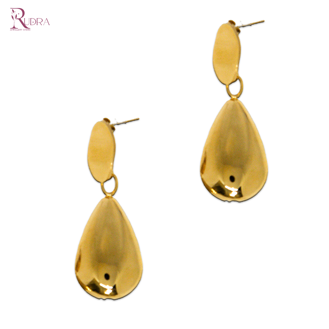 Golden Teardrop Delight Earrings
