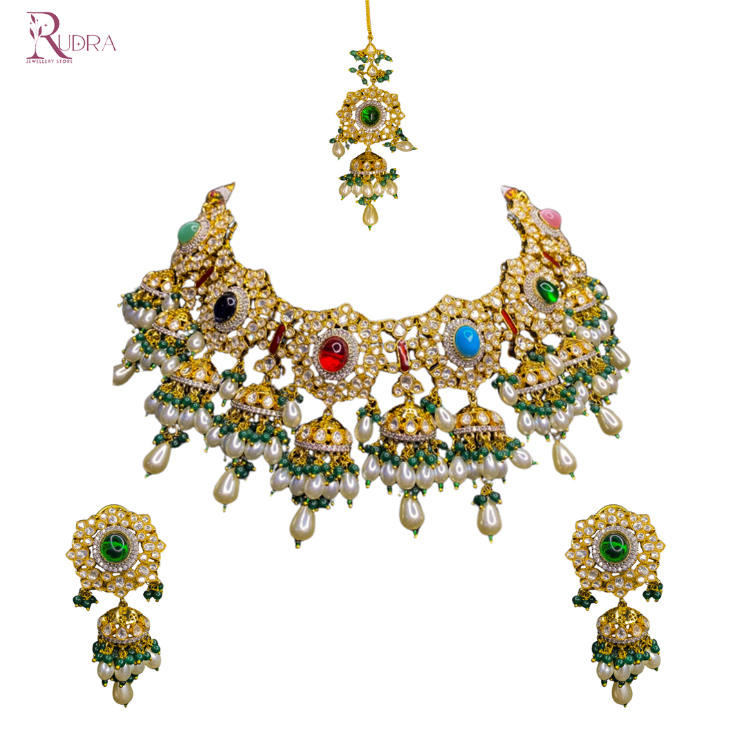 Jodha Bai’s Royal Treasure Necklace Set