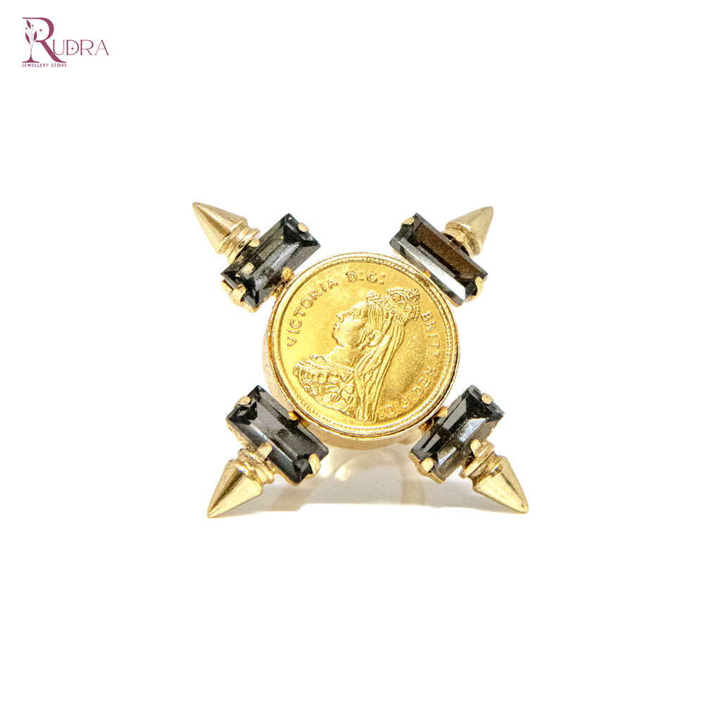 Golden Coin Ring