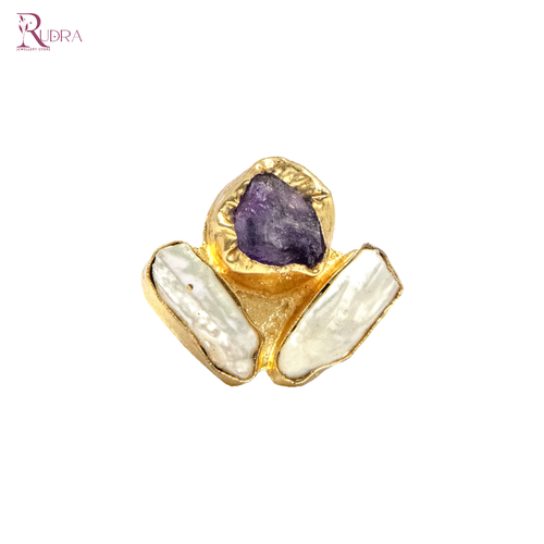 Amethyst Glow Ring