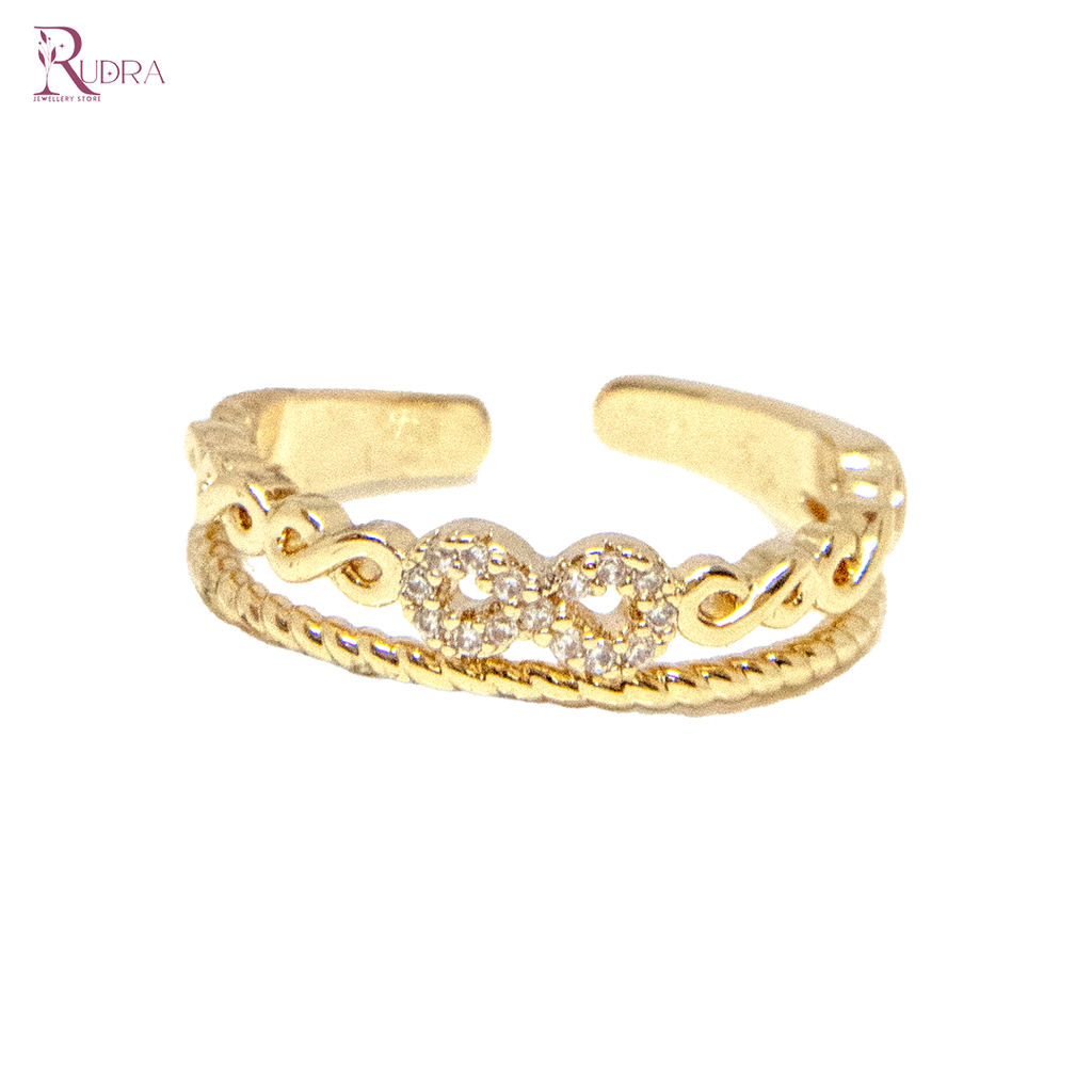 Infinity Link Adjustable Ring