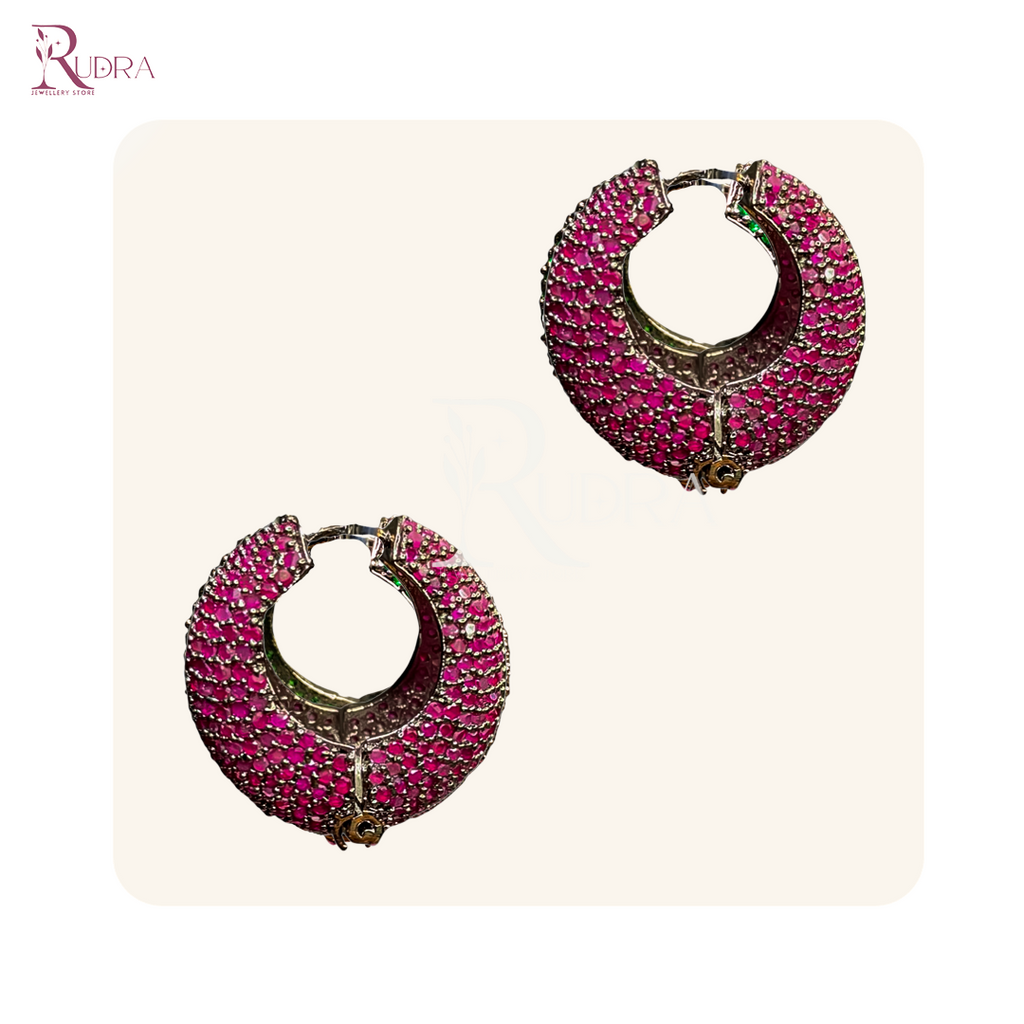 Kaleidoscope Hoop Earrings