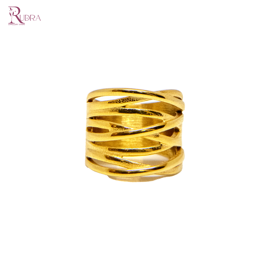Gold Interlace Ring