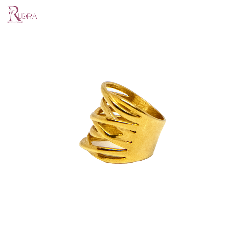 Gold Interlace Ring