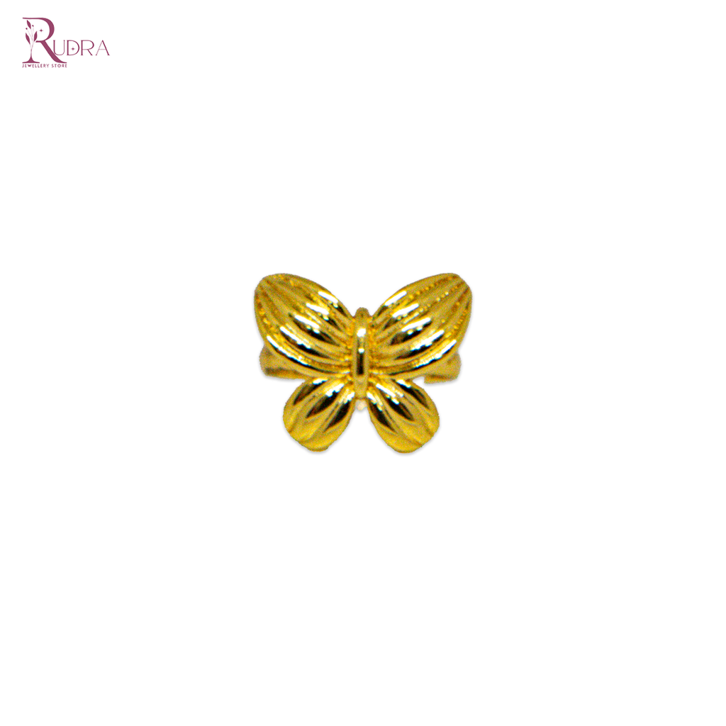 Golden Butterfly Ring