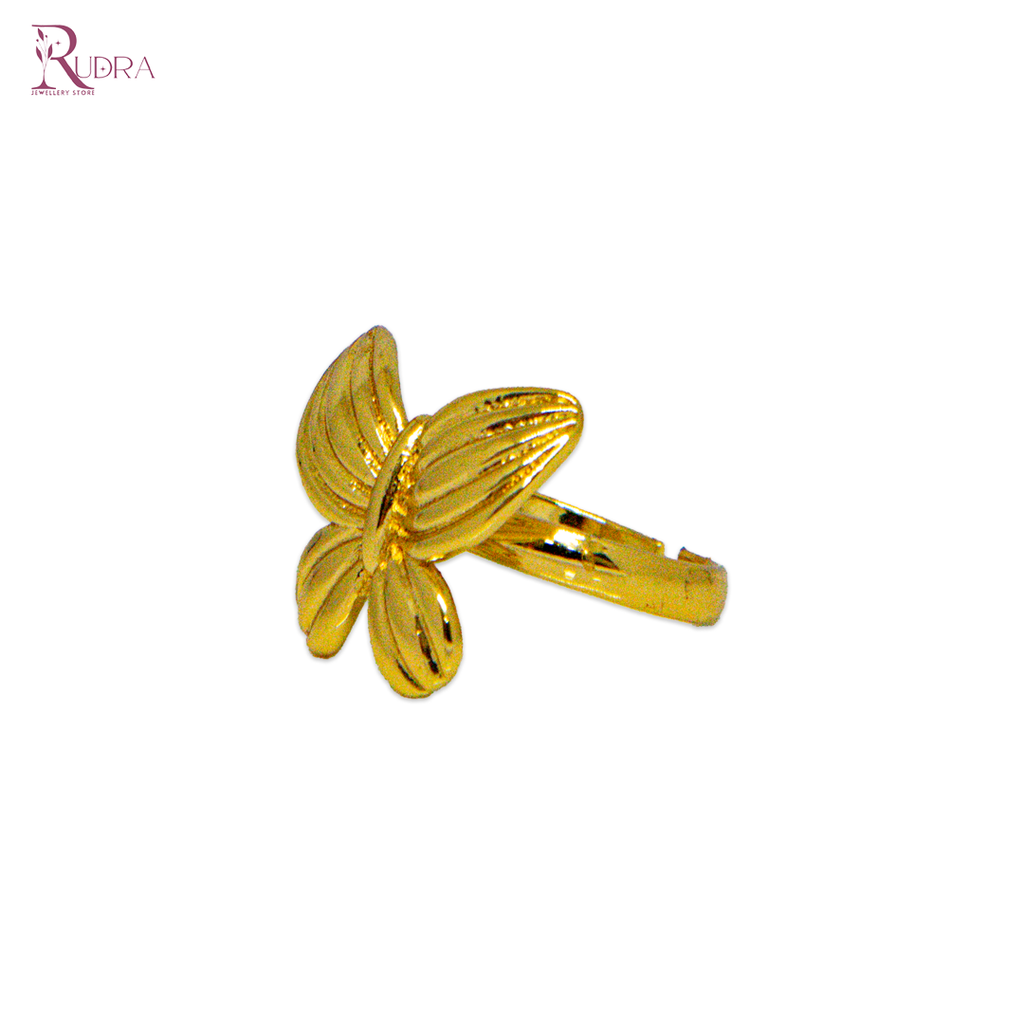 Golden Butterfly Ring