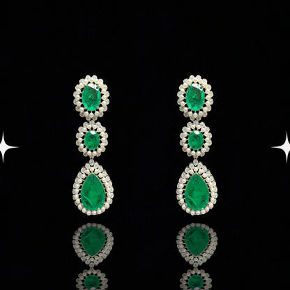 Timeless Emerald Cascade Set