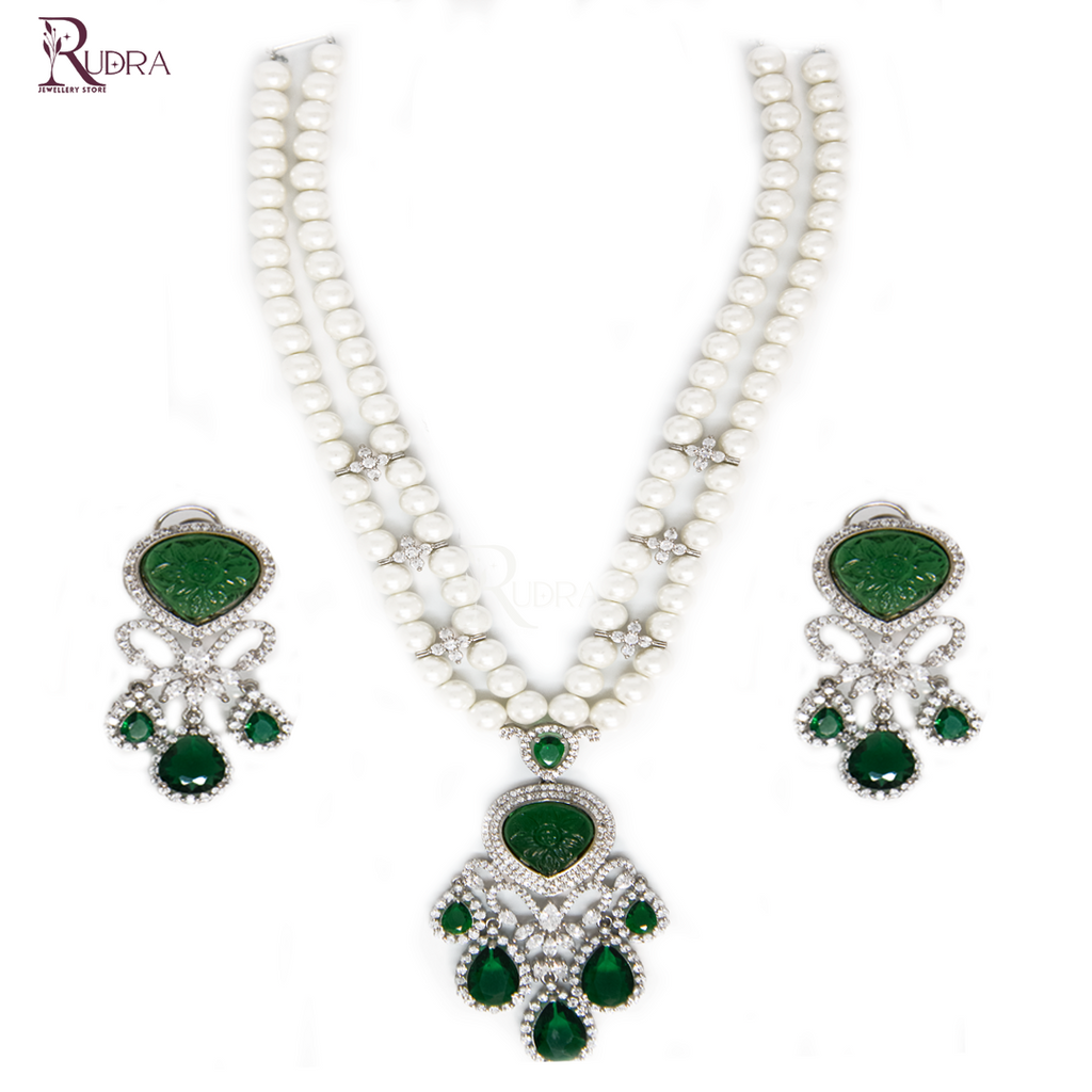 Royal Mughal Pearl Necklace Set
