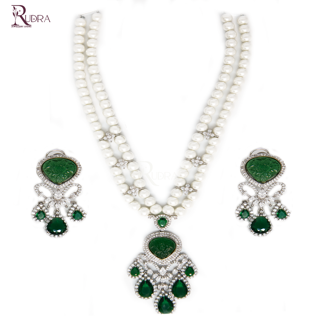 Royal Mughal Pearl Necklace Set