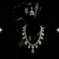 Regal Kundan & Emerald Necklace Set