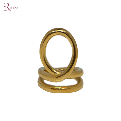Elegant Intertwined Gold Ring