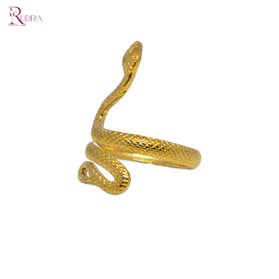Golden Serpent Ring