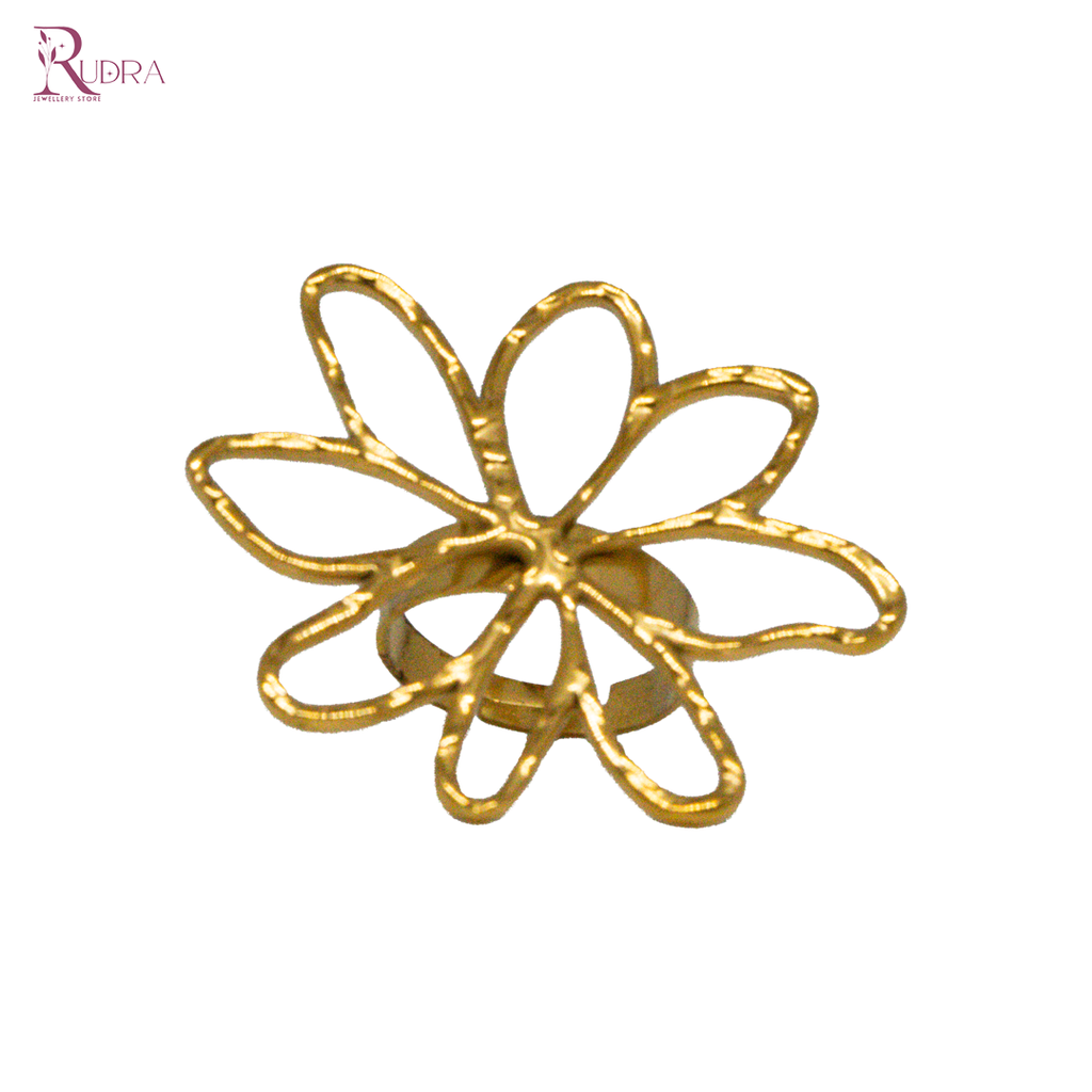 Golden Blossom Demi-Fine Ring