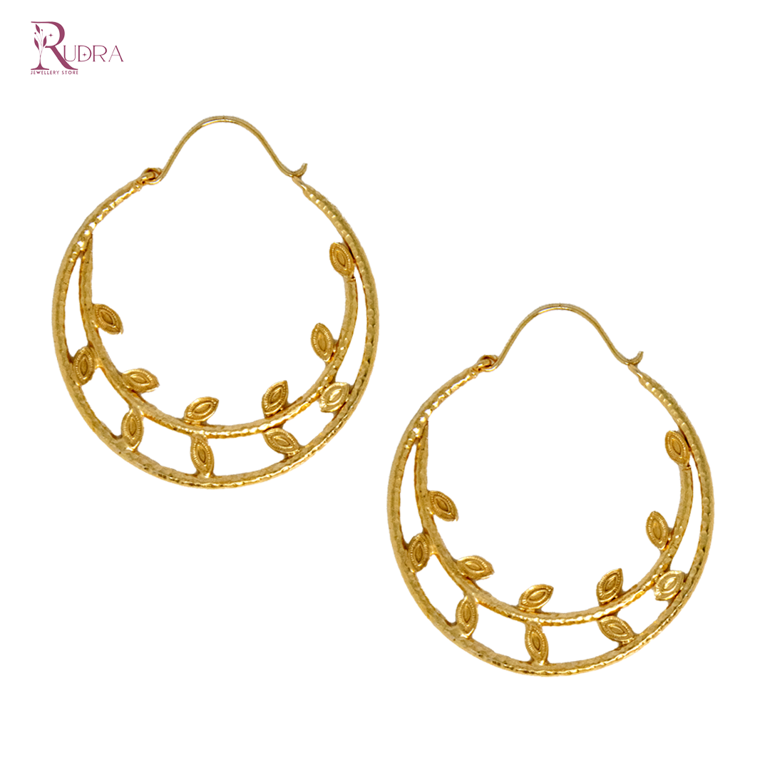 Circle Fusion Hoop Earrings