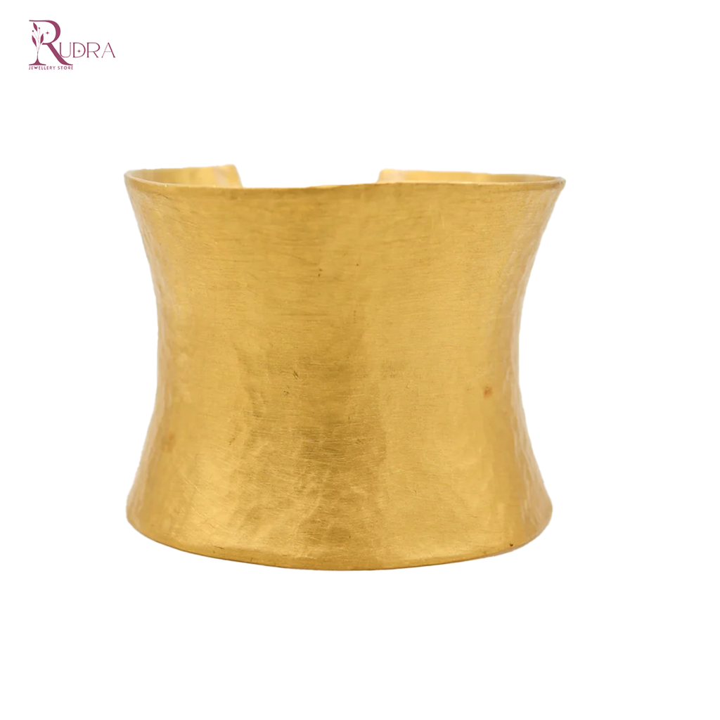 Classic Sculpted Gold Cuff Bracelet
