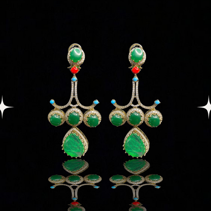 Radiance Royale Multistone Drop Earrings