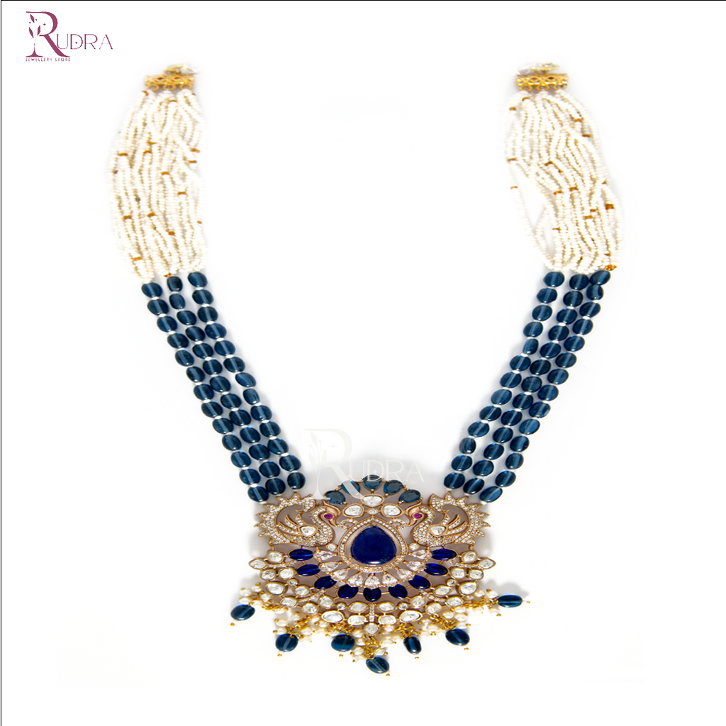 Zahra Peacock Necklace Set
