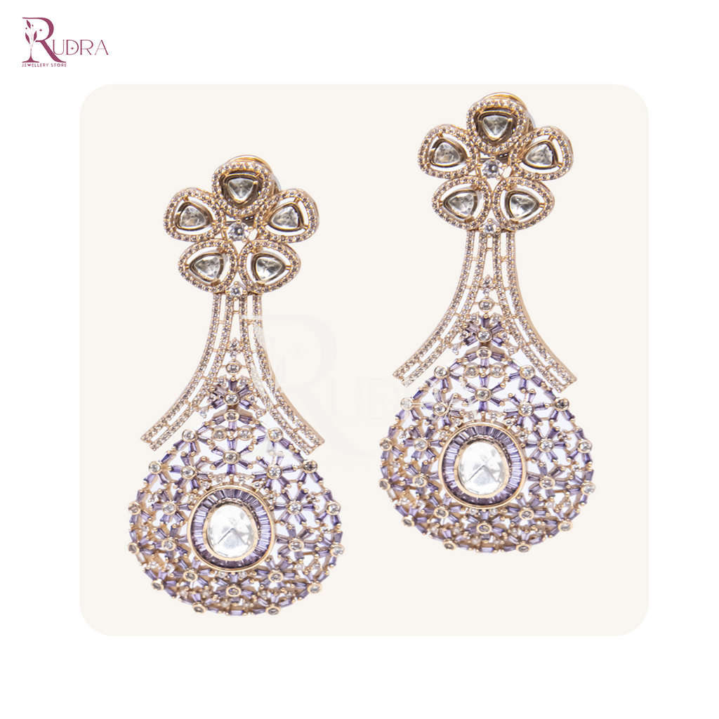 Blooming Elegance Kundan Chandeliers