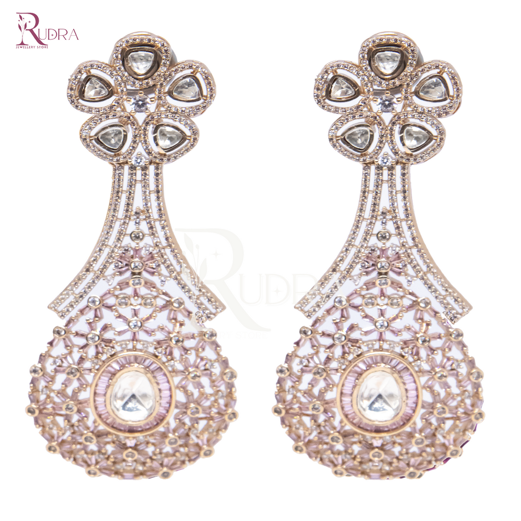 Blooming Elegance Kundan Chandeliers