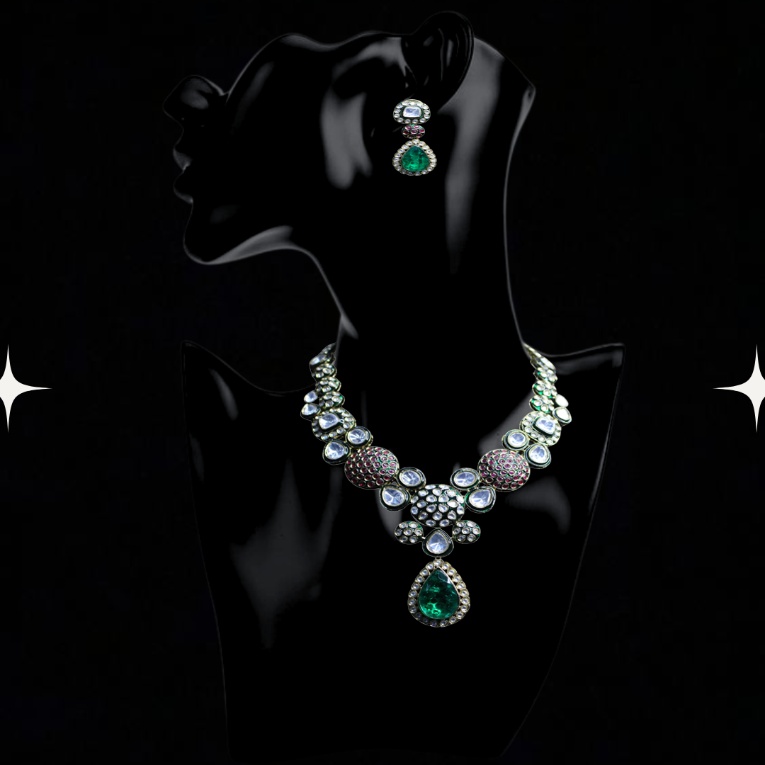 Regal Elegance Necklace Set with Maang Tikka