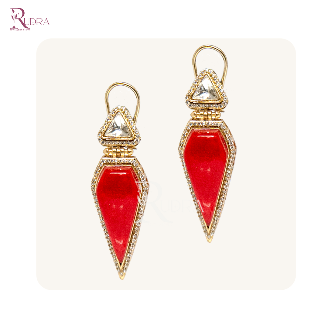 Polki Edge Earrings