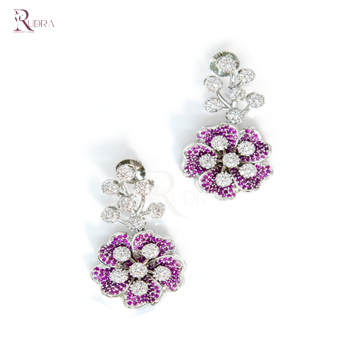 Floral Majesty CZ Necklace