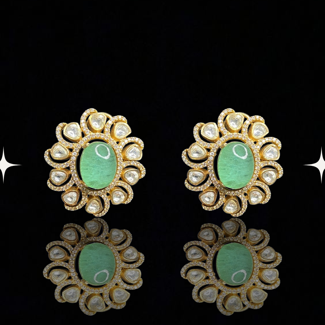 Radiant Bloom Stud Earrings