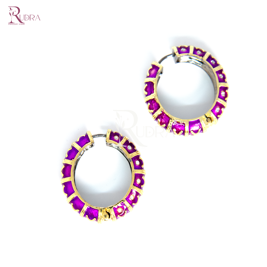 Goddess Glow Hoop Earrings