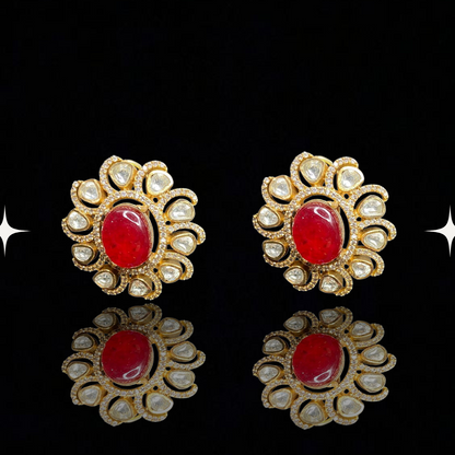 Radiant Bloom Stud Earrings