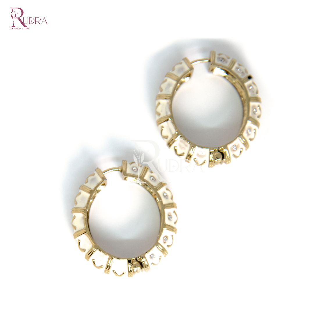 Goddess Glow Hoop Earrings