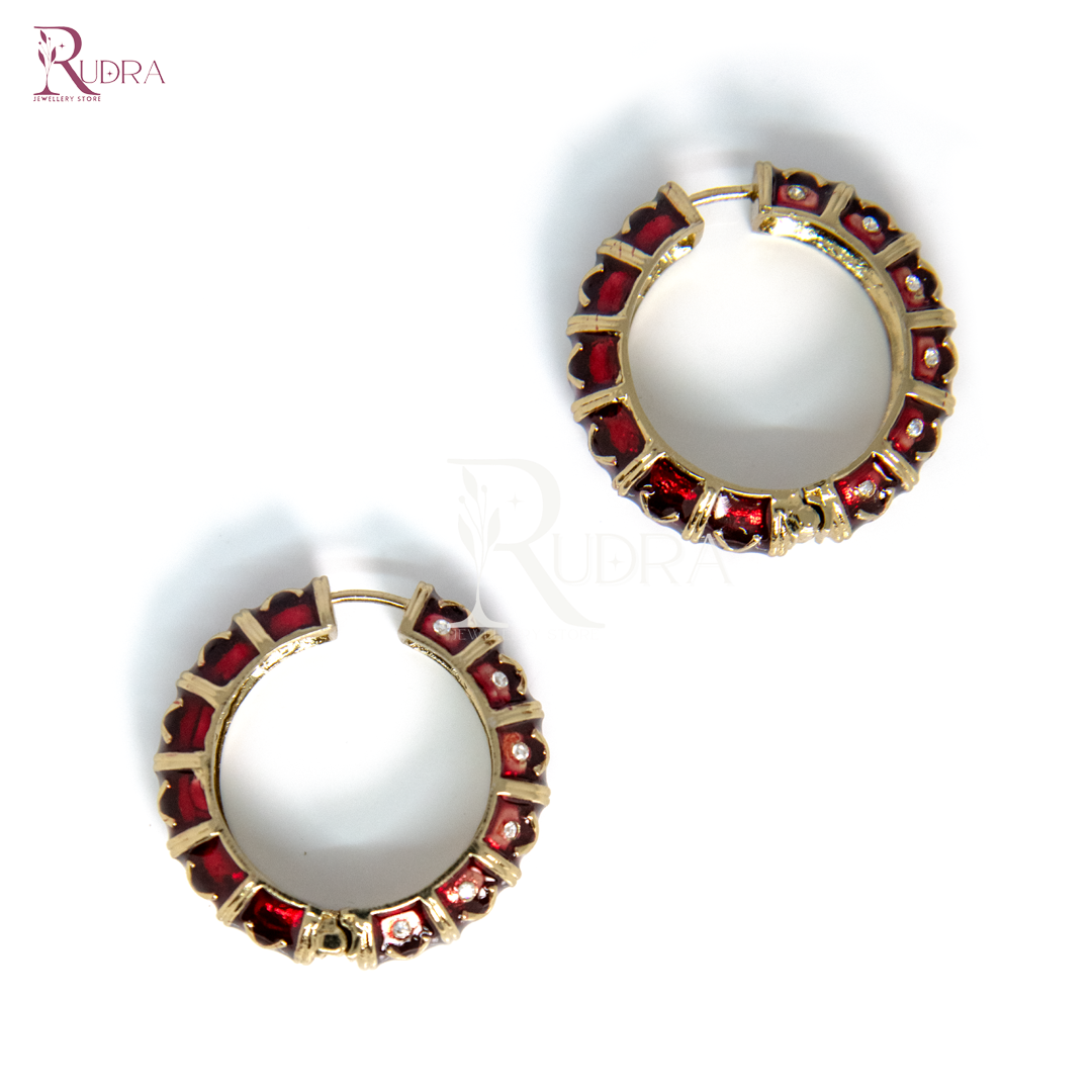 Goddess Glow Hoop Earrings