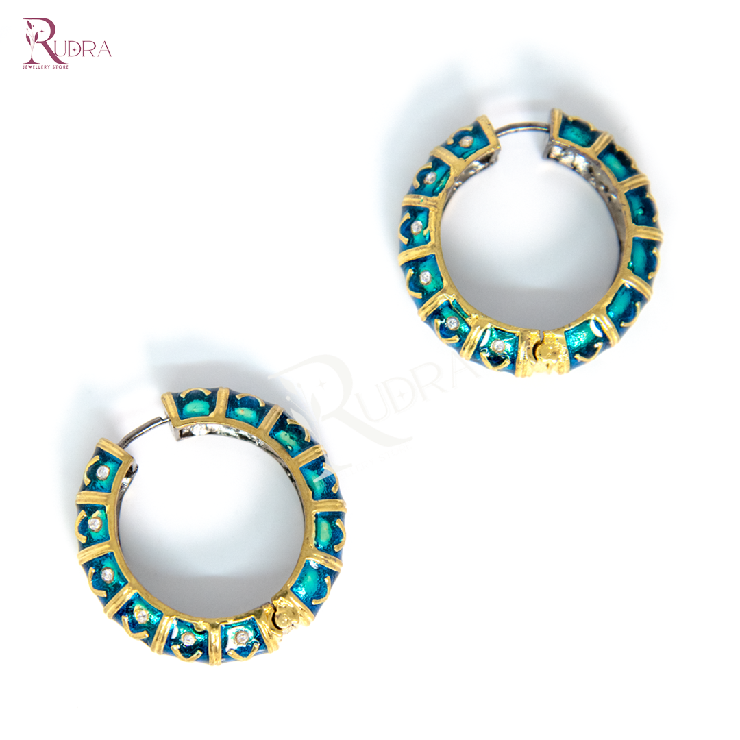 Goddess Glow Hoop Earrings