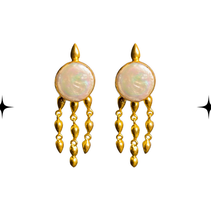 Cascade Gold Earrings