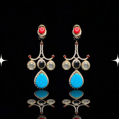 Radiance Royale Multistone Drop Earrings