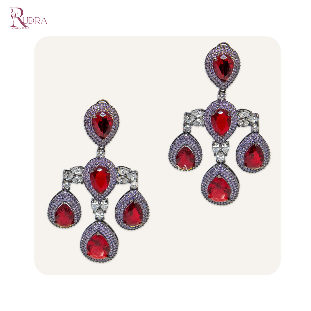 Radiance Royale Psychedelic Danglers