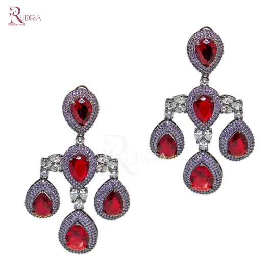 Radiance Royale Psychedelic Danglers