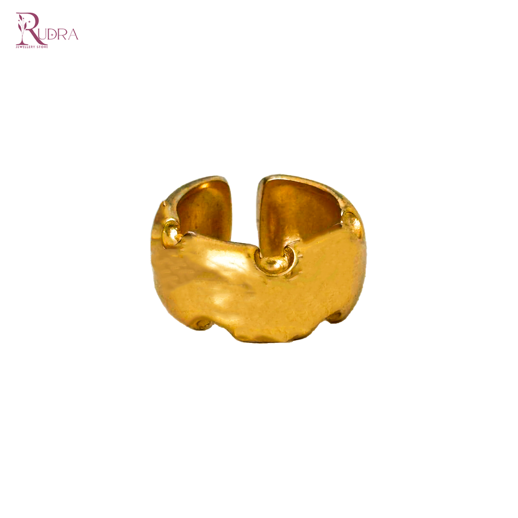 "men gold ring 18ct gold platting"