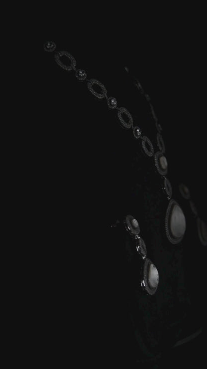 Rajputana Polki Cut Pendant Set