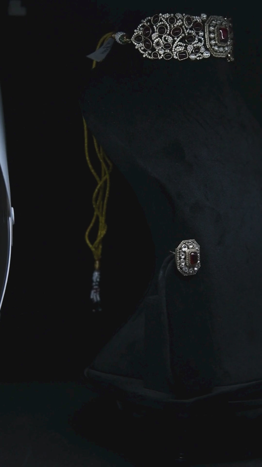 The Mughal Majesty Ruby Necklace Set