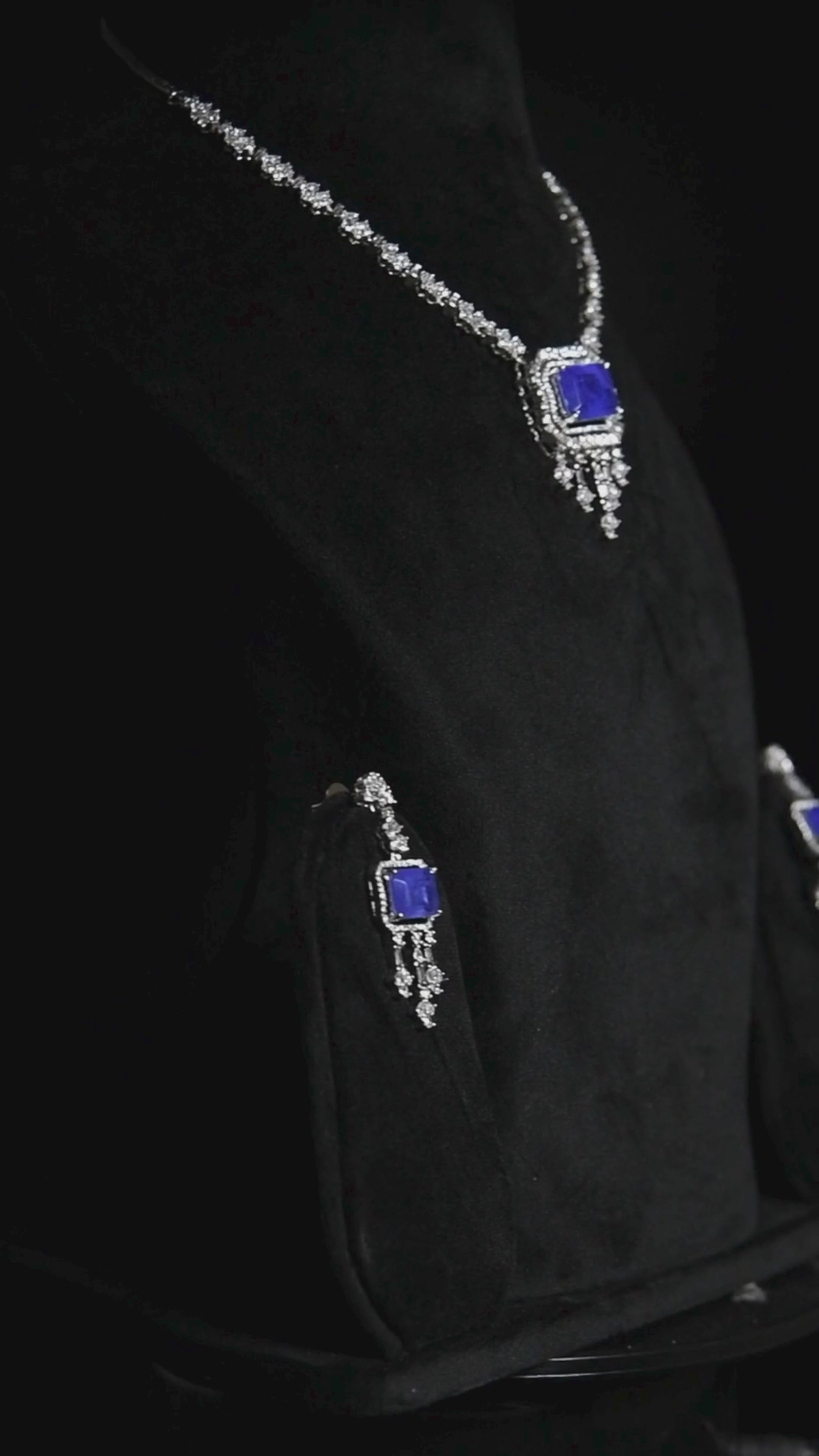 Regal Amethyst Elegance Necklace Set
