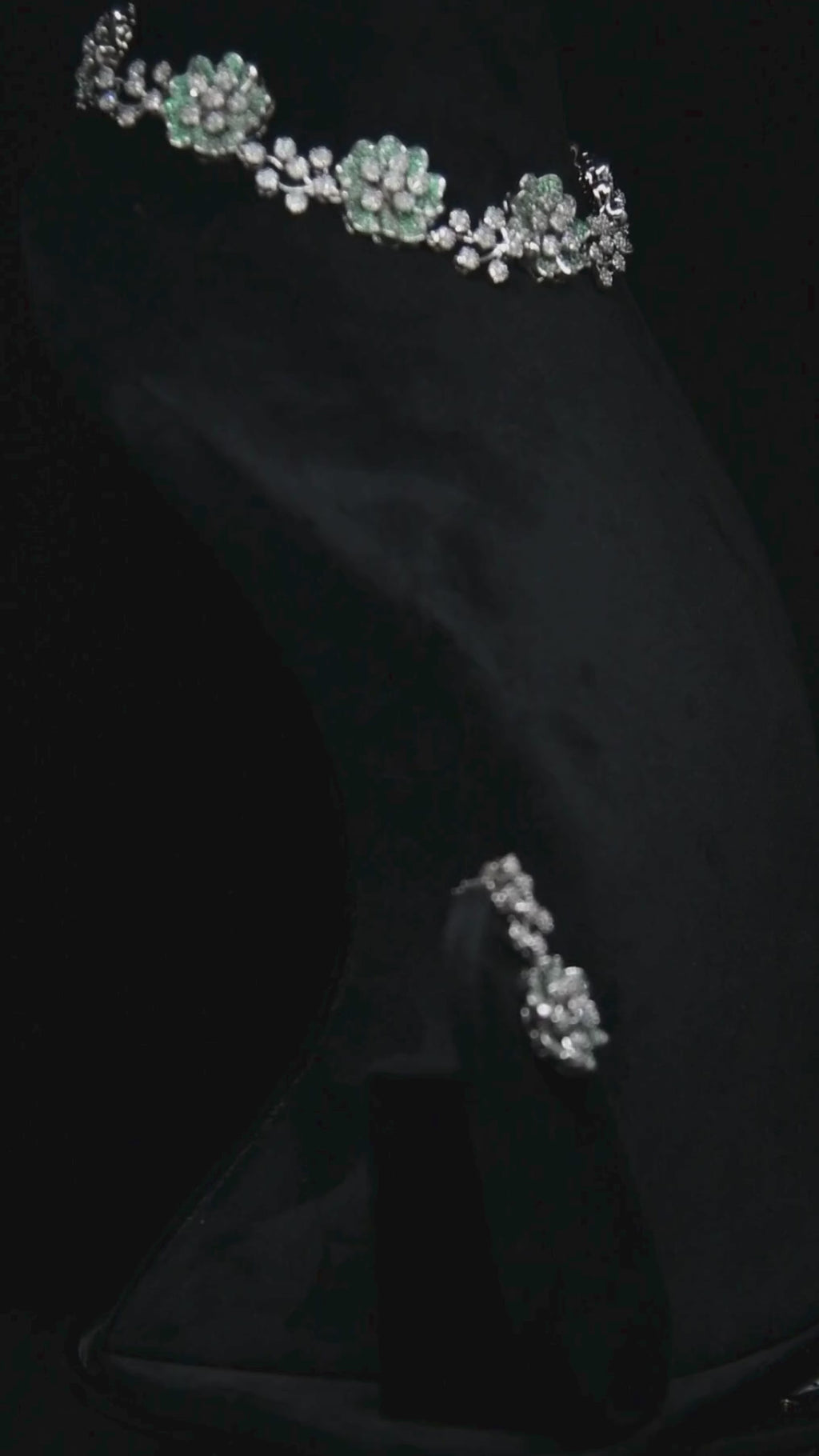 Floral Majesty CZ Necklace