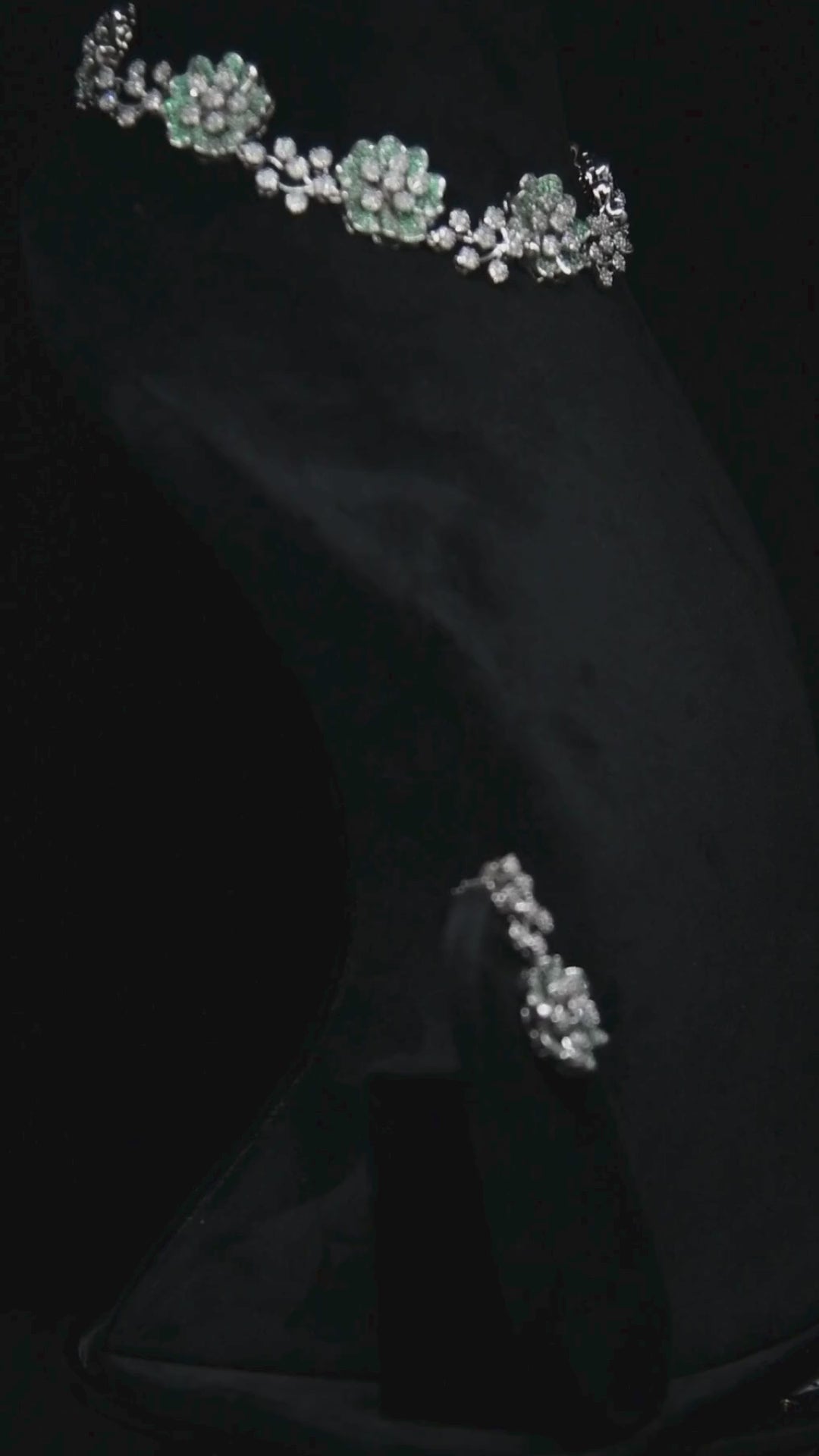 Floral Majesty CZ Necklace