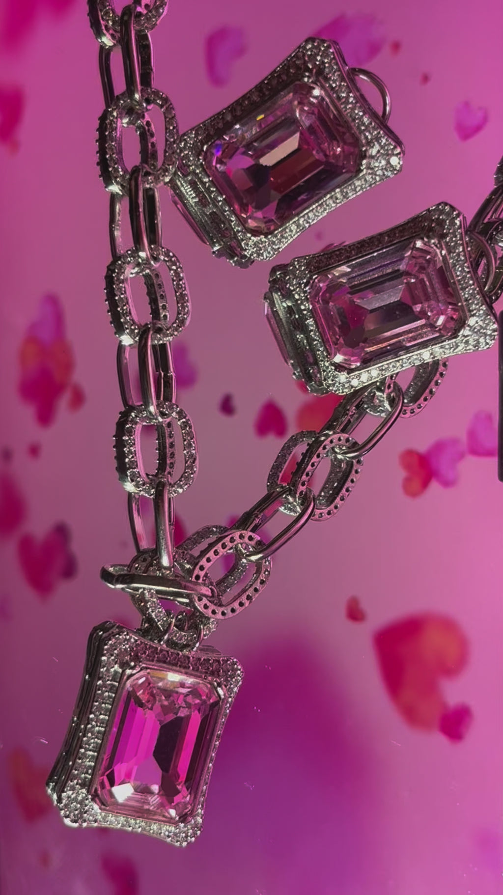 Swarovski Glass Cut Necklace Set